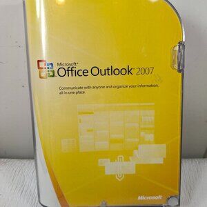 Microsoft Office Outlook 2007 w/ product key software CD-ROM Windows PC software